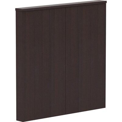 Lorell Laminate Dry-Erase Whiteboard, Presentation Cabinet, 47.3" W x 47.3" H (LLR18275)