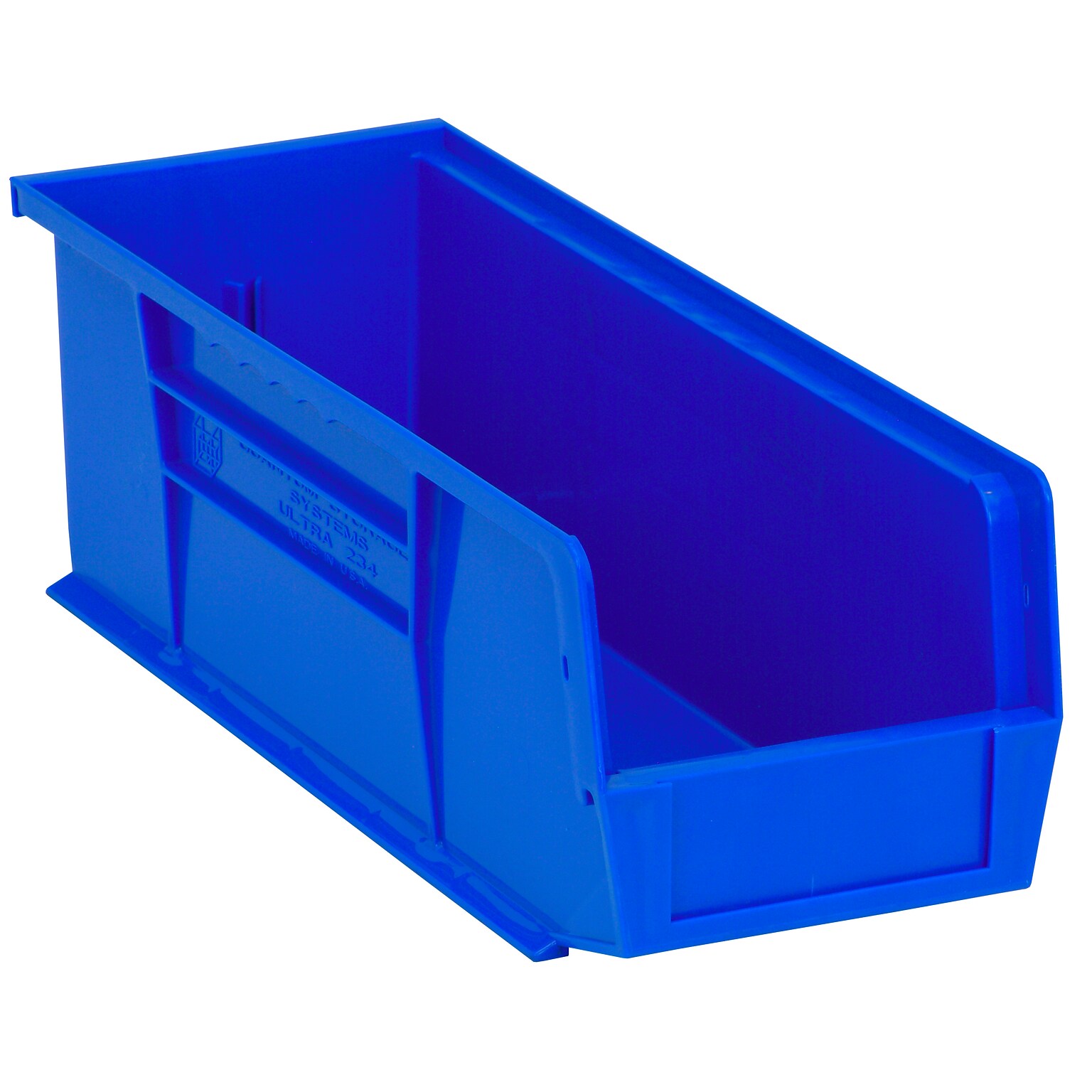 Quantum Storage Systems Ultra Stack & Hang Storage Container, Plastic, Blue (QUS234BLCS)