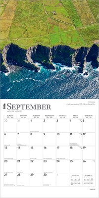 2026 BrownTrout Ireland 12" x 12" Monthly Wall Calendar (9798330703937)