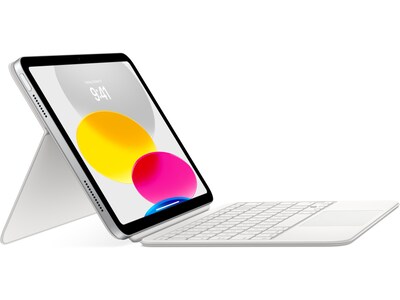 Apple Magic Keyboard Folio for iPad 10th Gen, White (MQDP3LL/A)