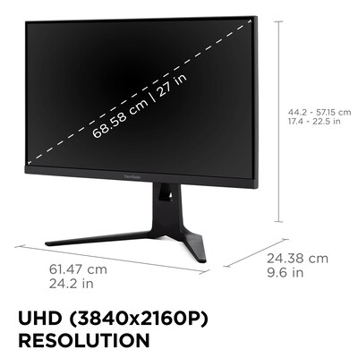 ViewSonic 27" 4K Ultra HD 320Hz LED AMD FreeSync Gaming Monitor (XG275D-4K)