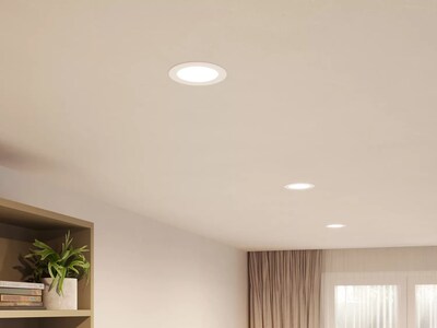 Philips Hue 15W Slim LED Smart Downlight, White And Color Ambiance  (579573)