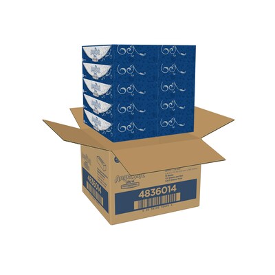 Angel Soft Ultra Professional Series Standard Facial Tissues, 2-Ply, 125 Sheets/Box, 10 Boxes/Pack (4836014)