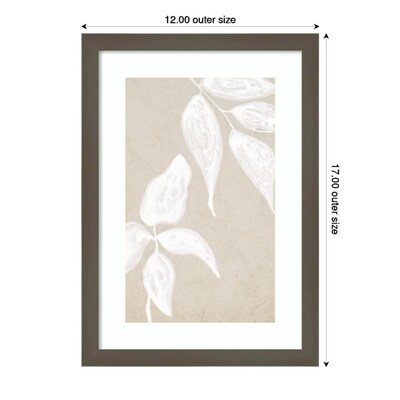 Amanti Art Paper Bark I by Urban Road Wood Framed Wall Art Print, 12" x 17" (A42675528748)