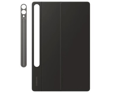 Samsung Synthetic Leather 10.9 to 12.9 Keyboard Case for Samsung Galaxy Tab S10+ & S9+ & S9 FE+, Black (EF-DX825UBEGUJ)