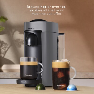 DeLonghi Nespresso VertuoPlus Coffee & Espresso Machine Combination, Gray (ENV150GY)