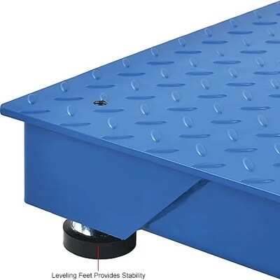 Global Industrial NTEP Pallet Scale w/ LED Indicator, 4'x4', 5,000 lb. x 1 lb. (412228)