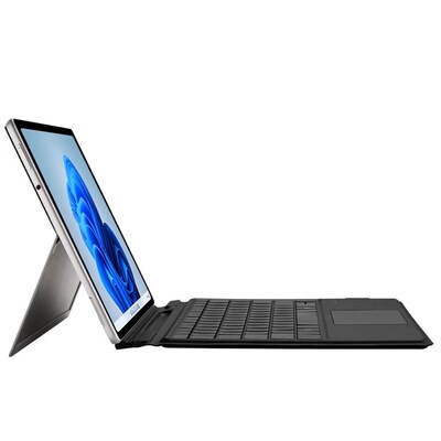 Adesso Aluminum 13" Portable Bluetooth Keyboard/Cover Case for Microsoft Surface Pro 8 & 9 & 10 & 11, Black (WKB-7040)
