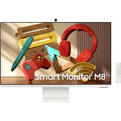 UPC 887276647357 product image for Samsung M80B 32 4K Ultra HD 60 Hz LCD Monitor, Warm White (LS32BM801UNXGO) | Qui | upcitemdb.com
