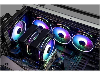 Cooler Master MasterFan MF120 Halo 2 120mm Rifle Bearing Case Fan with RGB Lighting (MFL-B2DN-21NP2-R2)