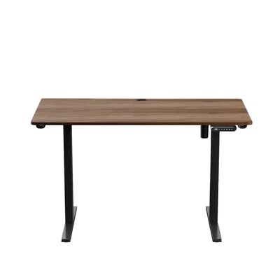 Huanuo 40W Electric Rectangular Adjustable Standing Desk, Walnut (HNESD67WN)