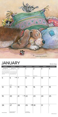 2025 Willow Creek Gary Patterson's Paws n Claws 12" x 12" Monthly Wall Calendar (44391)