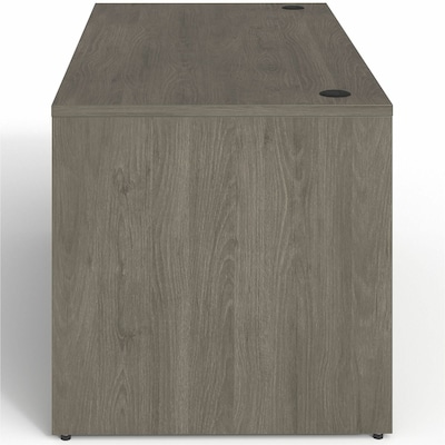 Lorell Prominence 2.0 60" W Right-Pedestal Desk, Gray Elm Surface (LLRPD3060RSPGE)