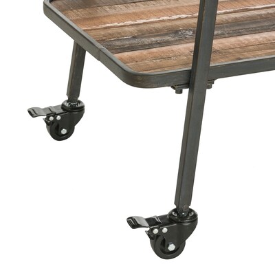 Adore Decor Felix Bar Cart, Black (FUBC10003A)