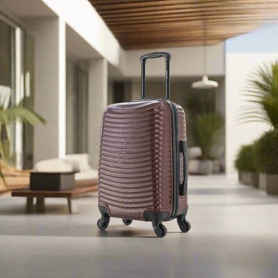 DUKAP Adly 33.27 Hardside Suitcase, 4-Wheeled Spinner, TSA Checkpoint Friendly, Blue (DKADL00XL-BLU)