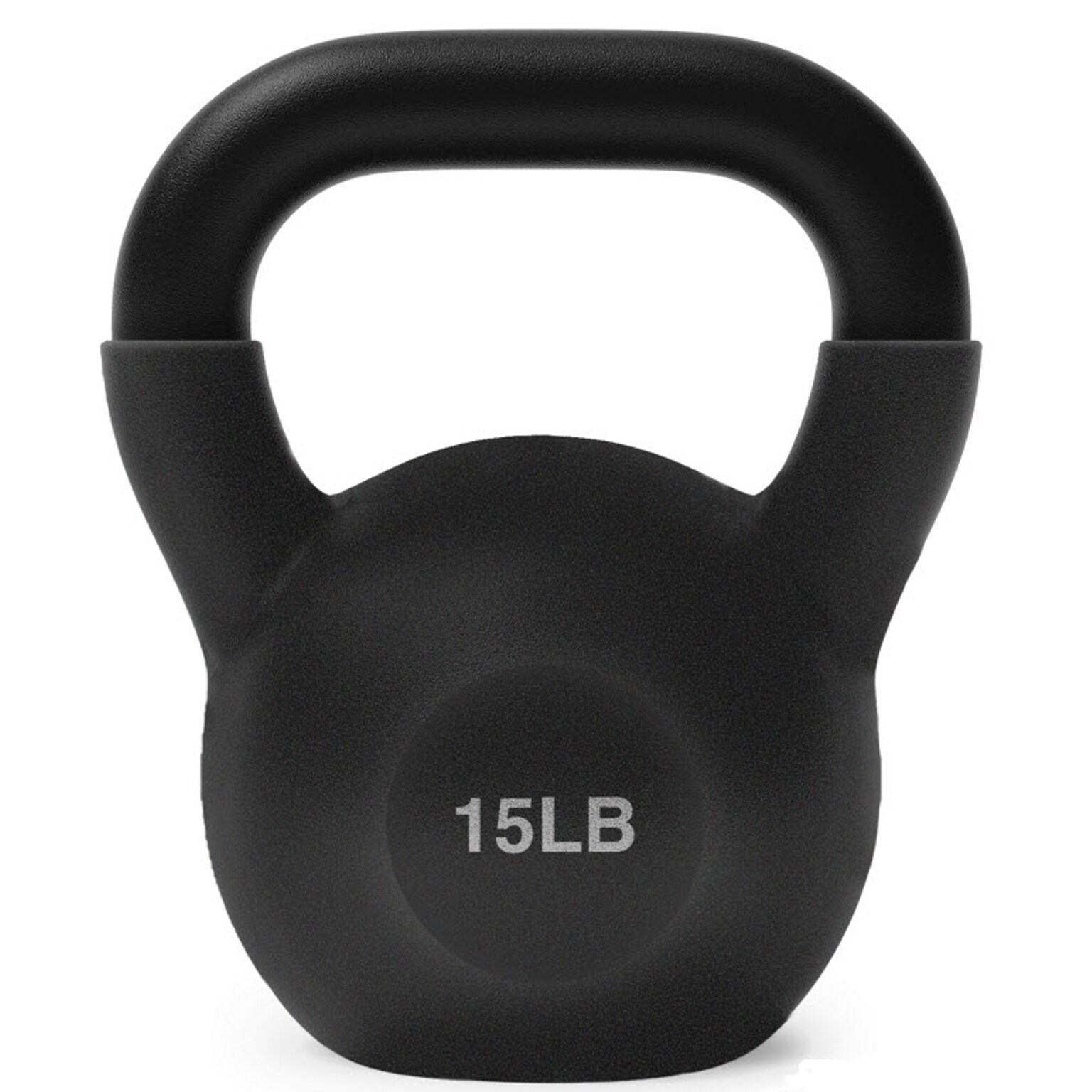 WeCare Fitness Kettlebell, 15 LB  Cast Iron (WFN100016)