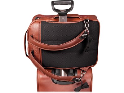 McKlein U Series East Side Laptop Backpack, Brown Leather (18874)