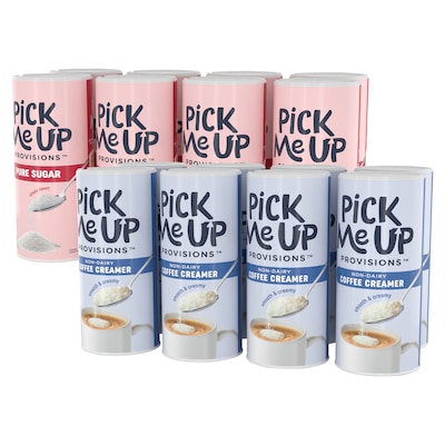 Pick Me Up Provisions™ Creamer & Sugar 16 Canister Bundle (8 each)