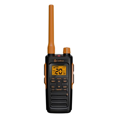 Cobra TrailBlazer 450 GMRS 2-Way Radio, Black & Orange, 2/Pack (0190005-1)
