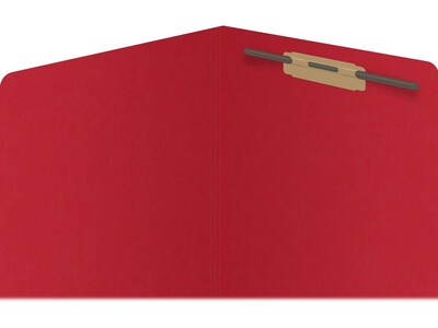 Medical Arts Press Reinforced End Tab File Folder, Straight Cut, Letter-Size, Red, 50/Box (S-01501-RED)