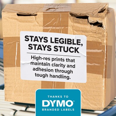 DYMO LabelWriter Large Shipping Labels, 57mm x 104mm, White, 250 Labels/Roll, 24 Rolls/Box (2229752)