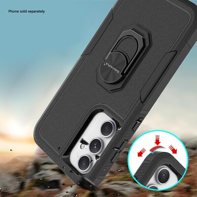SaharaCase Raider Phone  Case for Galaxy S24 FE, Shock Absorbing, Scorpion Black (CP00714)