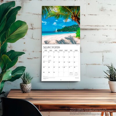2026 Plato Motivation 12" x 12" Monthly Wall Calendar (9798330706709)