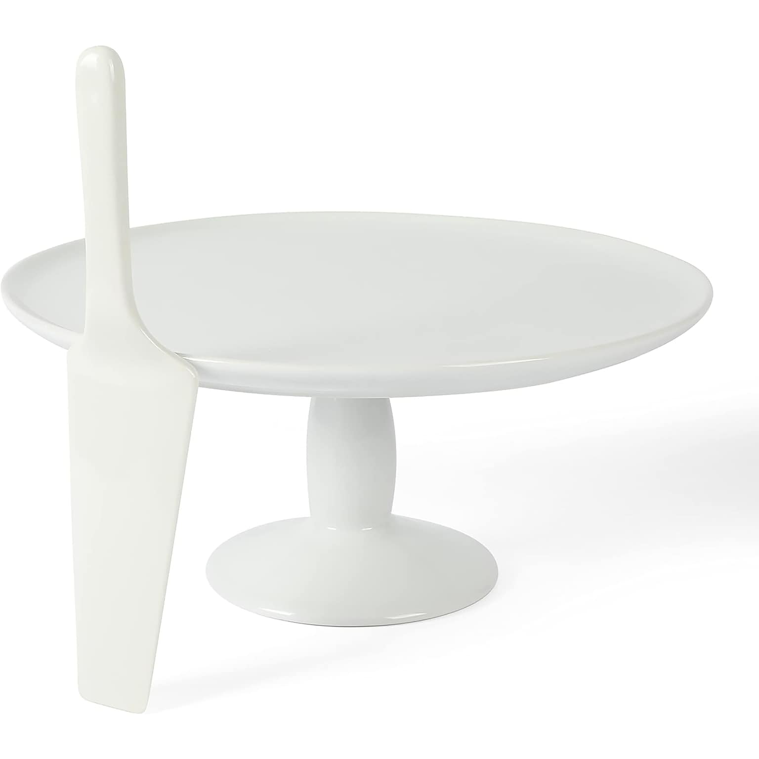 Martha Stewart Ceramic Cake Stand, White (935121012M)