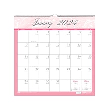 2024 House of Doolittle Breast Cancer Awareness 12 x 12 Monthly Wall Calendar (3671-24)