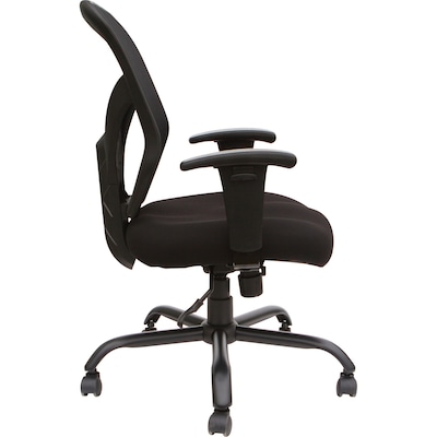 Lorell SOHO Ergonomic Fabric Computer & Desk Big & Tall Chair, 350 lb. Capacity, Black (LLR81804)