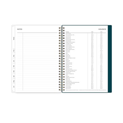2025-2026 Blue Sky Greta 5.875" x 8.625" Academic Year Weekly & Monthly Planner, Plastic Cover, Multicolored (136482-A26)