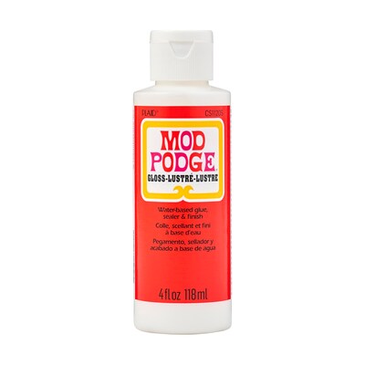 Mod Podge Decoupage Glue, Gloss, 4oz., 6/Pack (MODCS11205-6)