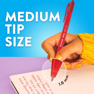 Paper Mate InkJoy 100 RT Retractable Ballpoint Pen, Medium Point, Assorted Ink, 20/Pack (1951396)