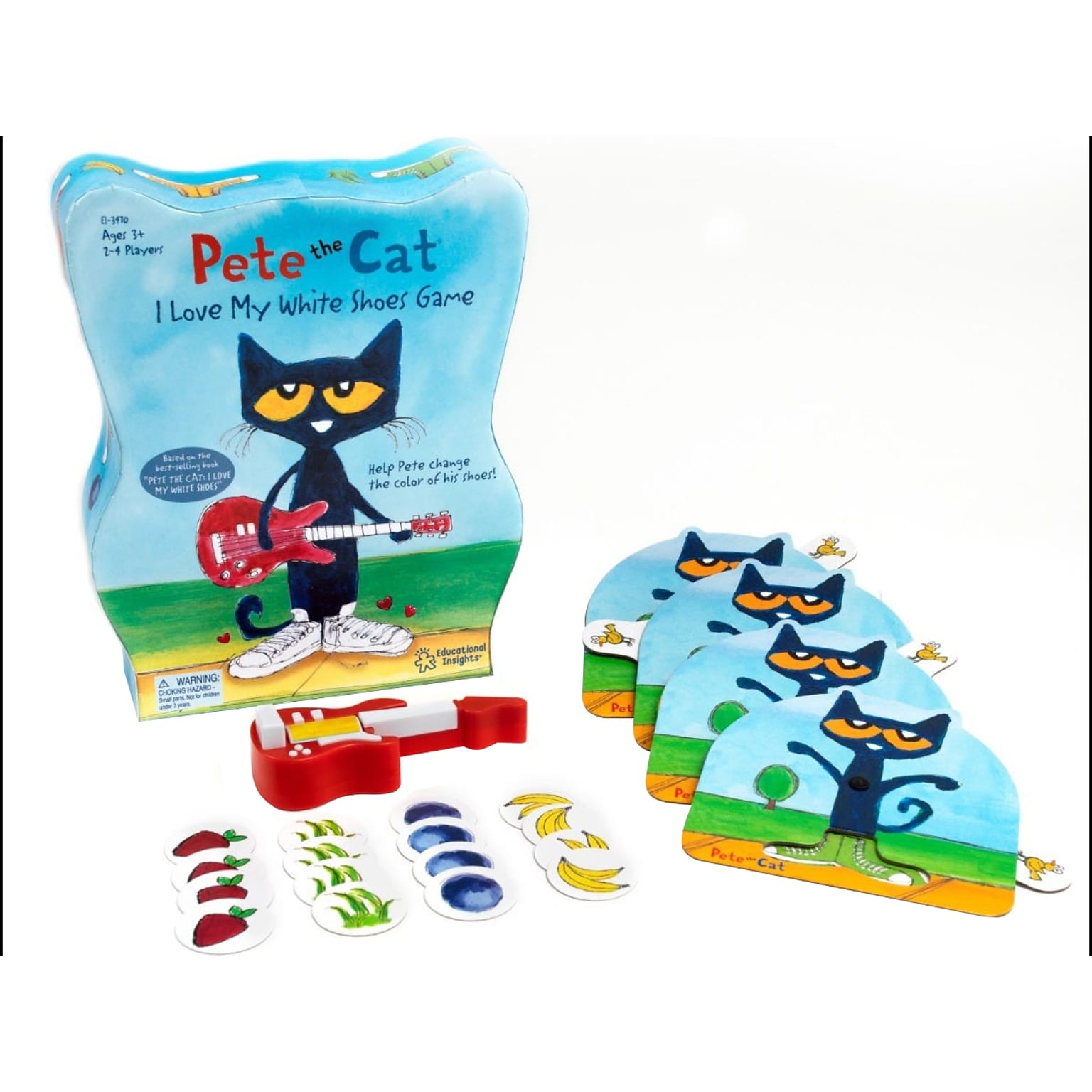 Educational Insights Pete the Cat I Love My White Shoes Game (3470)
