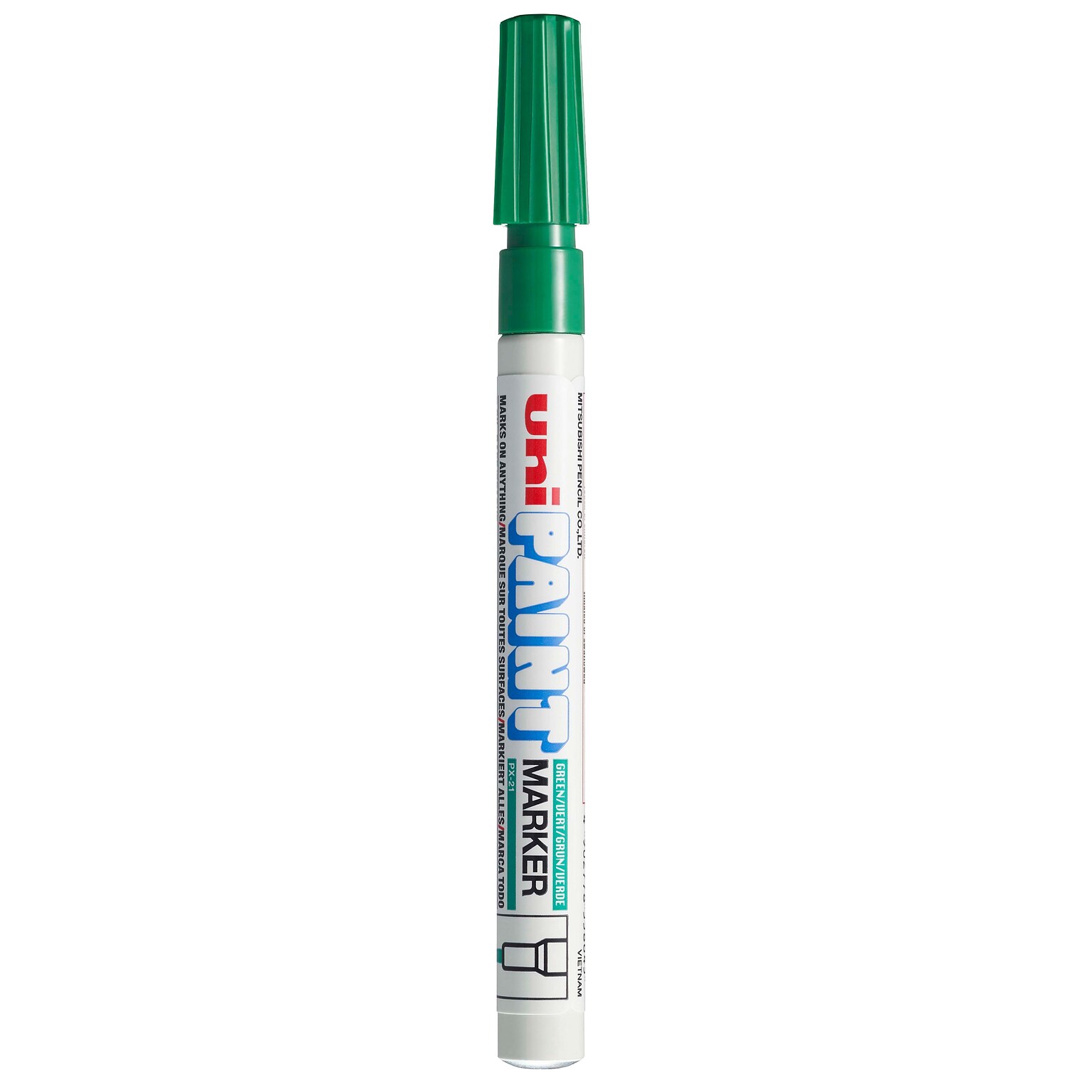 uni PAINT PX-21 Oil-Based Paint Marker, Fine Line, Green (63704)