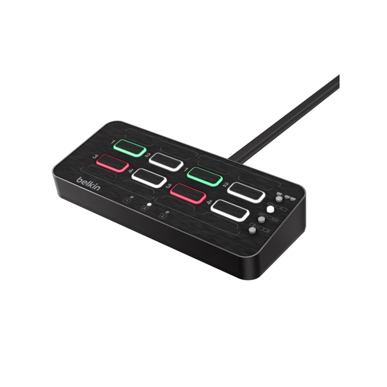 Belkin F1DN-KVM-REM4MC 4-Port MultiClave Secure KVM Remote Control