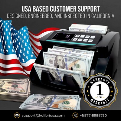 Kolibri Bill Counter, Black (B-KOLIBRI)