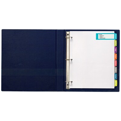 Avery Big Tab Printable Paper Dividers with Large White Labels, 8 Tabs, White, 20 Sets/Pack (14441)