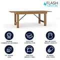 Flash Furniture 84x40 Folding Farm Table Pine Wood (XAF84X40)