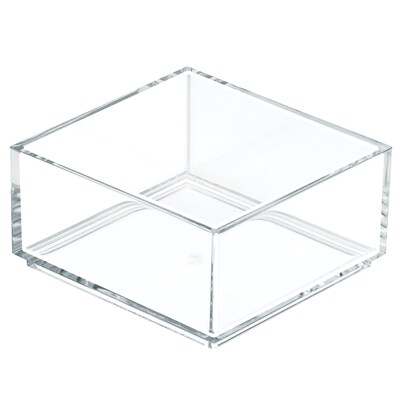 iDesign Clarity Plastic Drawer Organizer, Clear (49710)