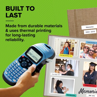DYMO LetraTag LT-100H Portable Thermal Label Maker, Silver (2174561)