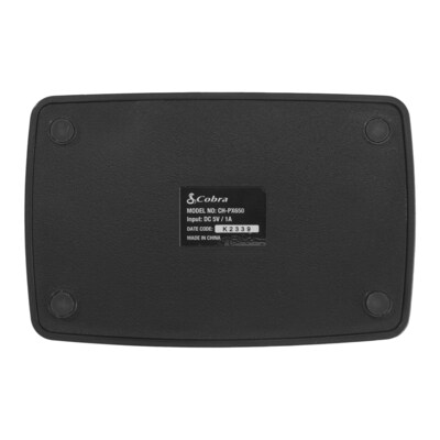 Cobra 2-Way Charging Dock with USB Charging Cable for Cobra PX650 and TrailBlazer 500 Radios, Black (CTWSP2DC01)
