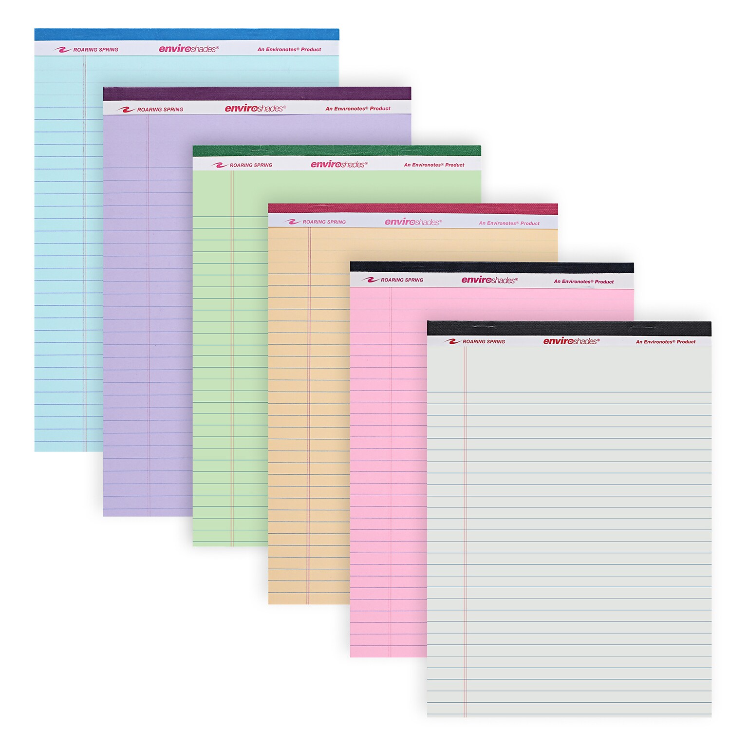 Roaring Spring Paper Products Enviroshades Notepad, 8.5