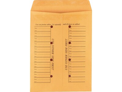 Staples Adhesive Inter-Departmental Envelopes, 10 × 13, Brown Kraft, Self-Adhesive Closure, 100/Box