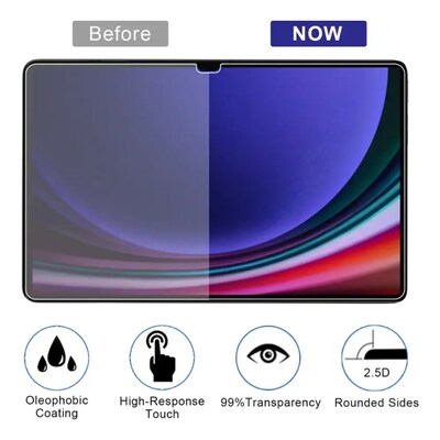 SaharaCase ZeroDamage Ultra Strong Tempered Glass Screen Protector for Samsung Galaxy Tab S10 Lite (2025), S10 FE, S9 & S9 FE