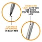BIC Round Stic Xtra Life Ballpoint Pens, Medium Point, Black Ink, 10/Pack (20123)