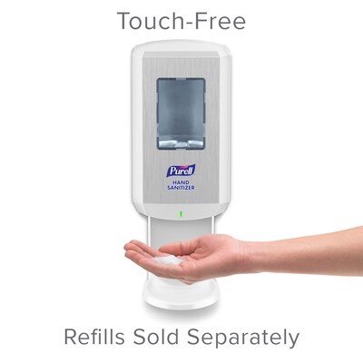 PURELL CS6 Automatic Wall Mounted Hand Sanitizer Dispenser, White (6520-01)