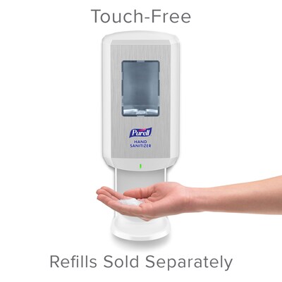 PURELL CS 6 Automatic Wall Mounted Hand Sanitizer Dispenser, White (6520-01)