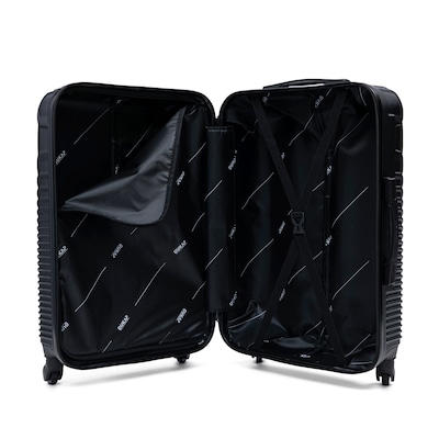 DUKAP Inception 33.86" Hardside Suitcase, 4-Wheeled Spinner, TSA Checkpoint Friendly, Black (DKINC00XL-BLK)