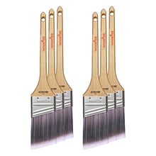 Wooster Brush ULTRA/PRO Firm 2 Nylon/Polyester Thin Angle Brush, 6/Box (0041810020)